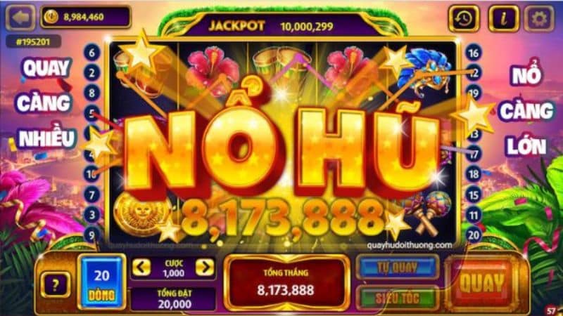 Hãy tận hưởng từng khoảnh khắc khi quay nổ hũ cảm nhận niềm vui từ mỗi lần quay